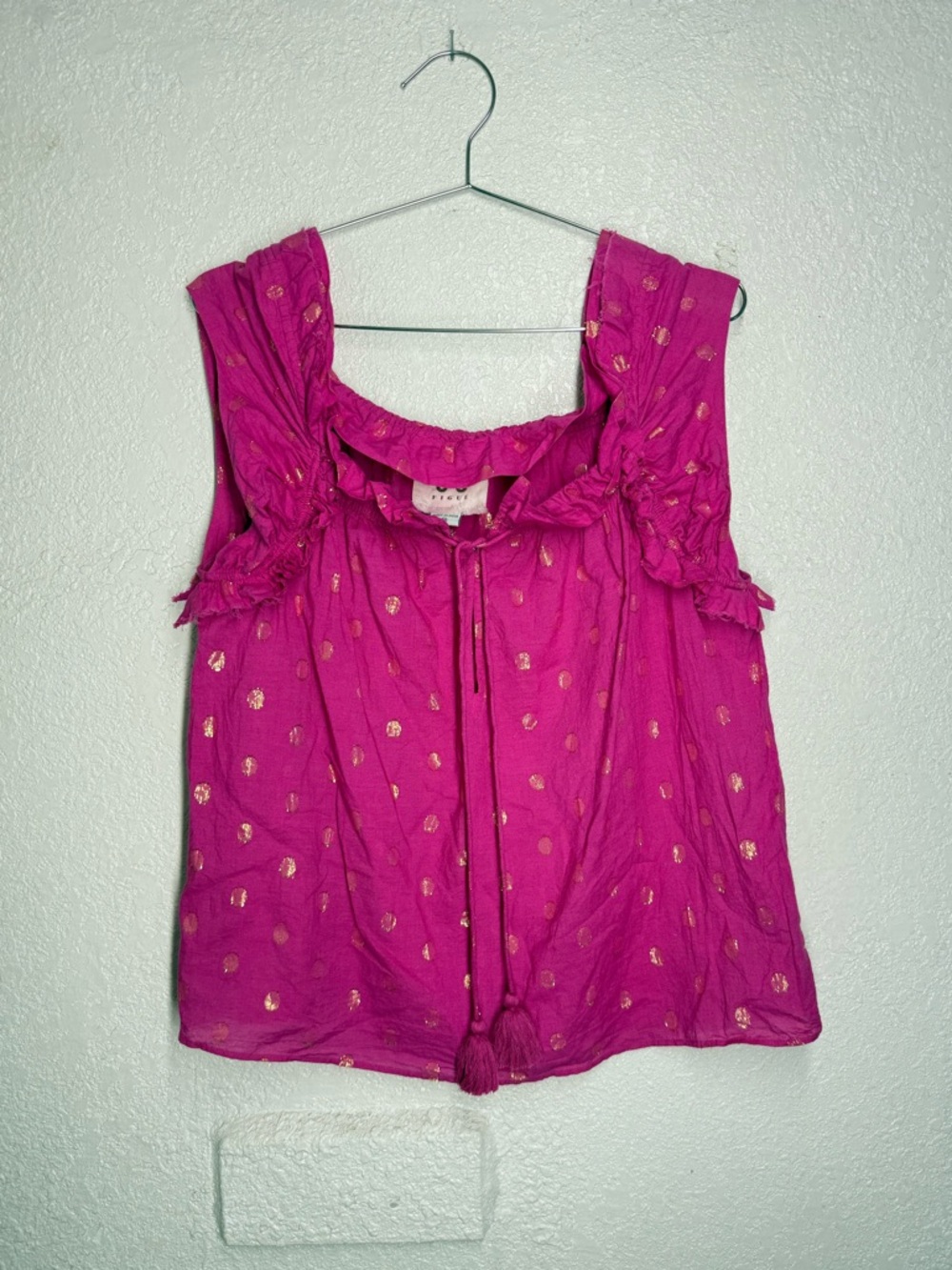 FIGUE - Pink Blossom Top Size Medium